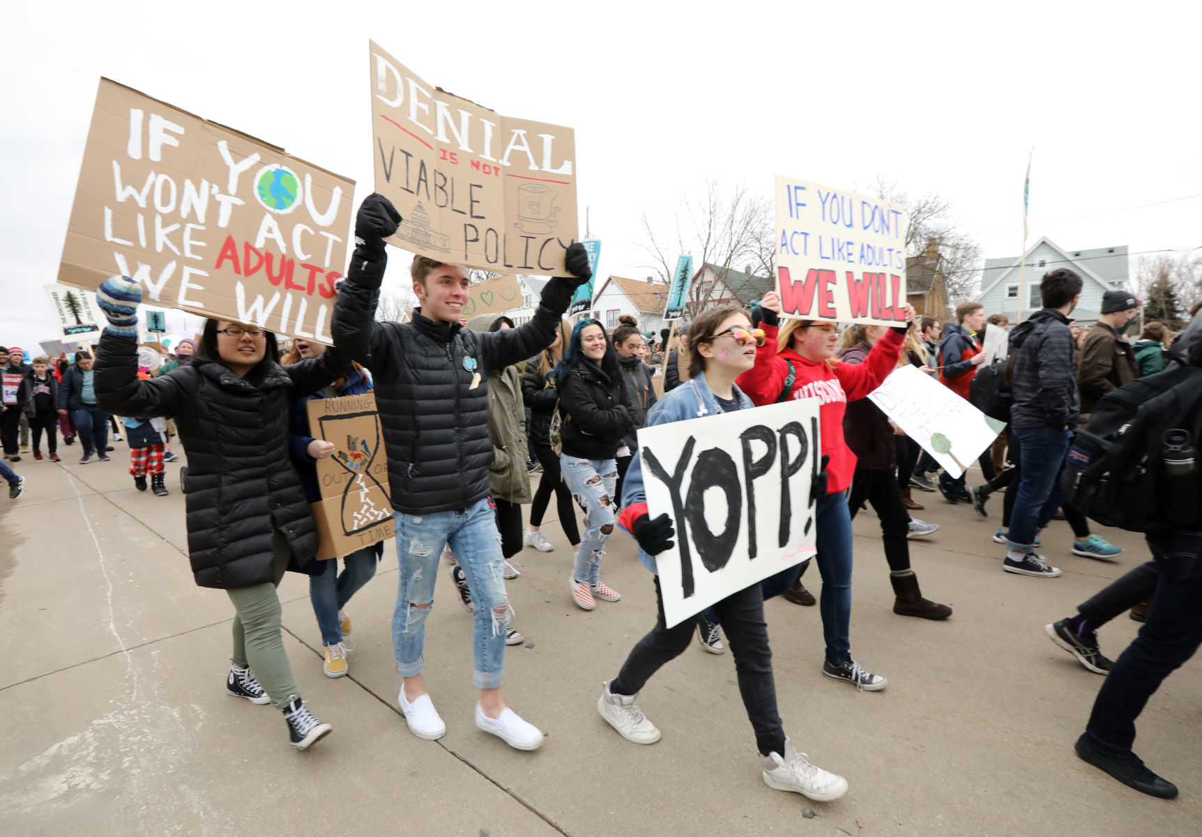 Students march for action on climate change
